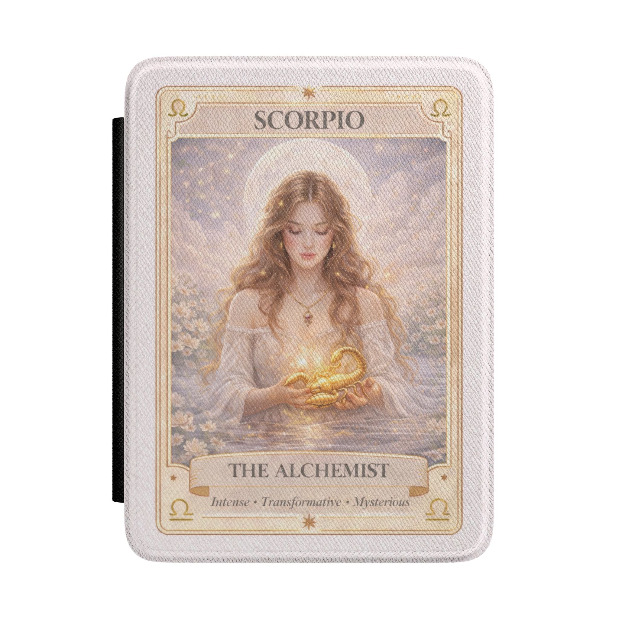 Scorpio The Alchemist Kindle Case | Zodiac Tarot Illustration