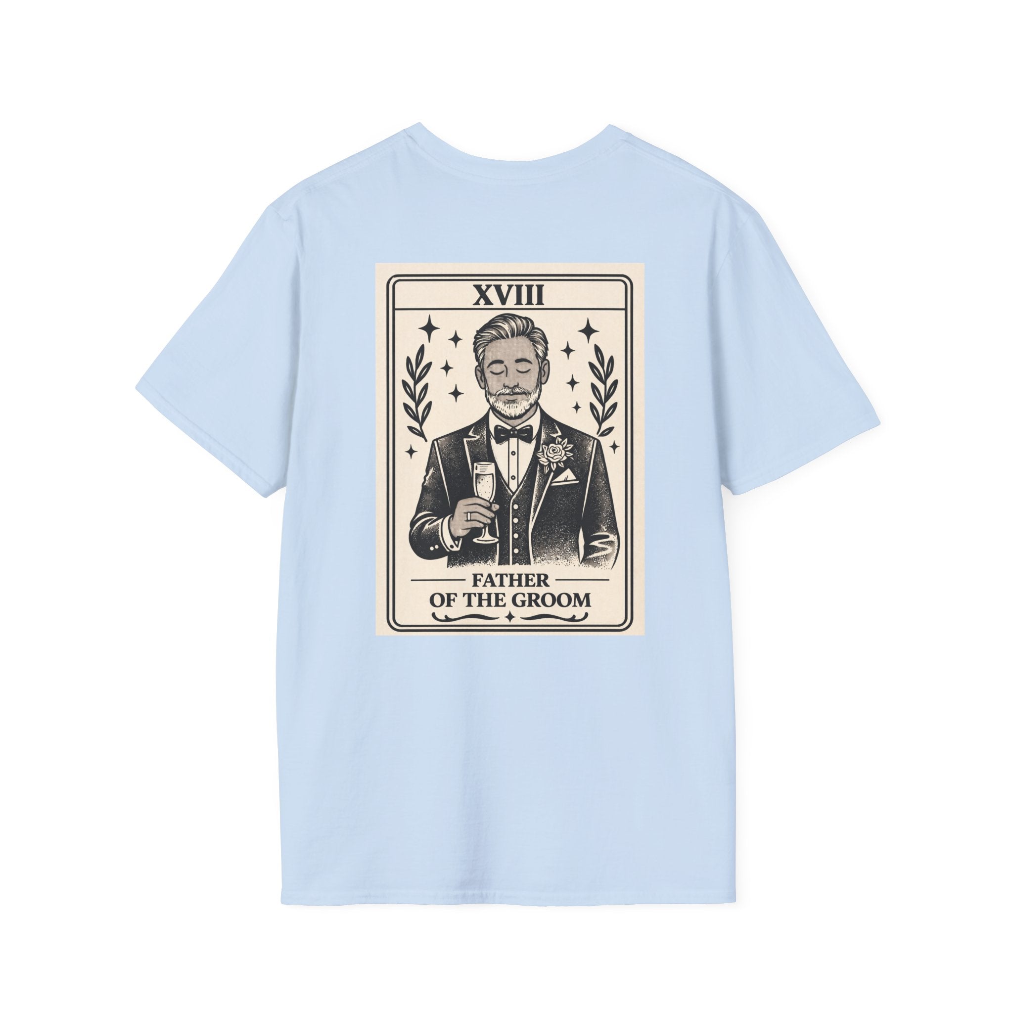 Father of the Groom T-Shirt | Tarot Card Illustration, Wedding Party Shirt