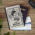 The Bride tarot bride illustration Passport Cover | wedding travel accessory