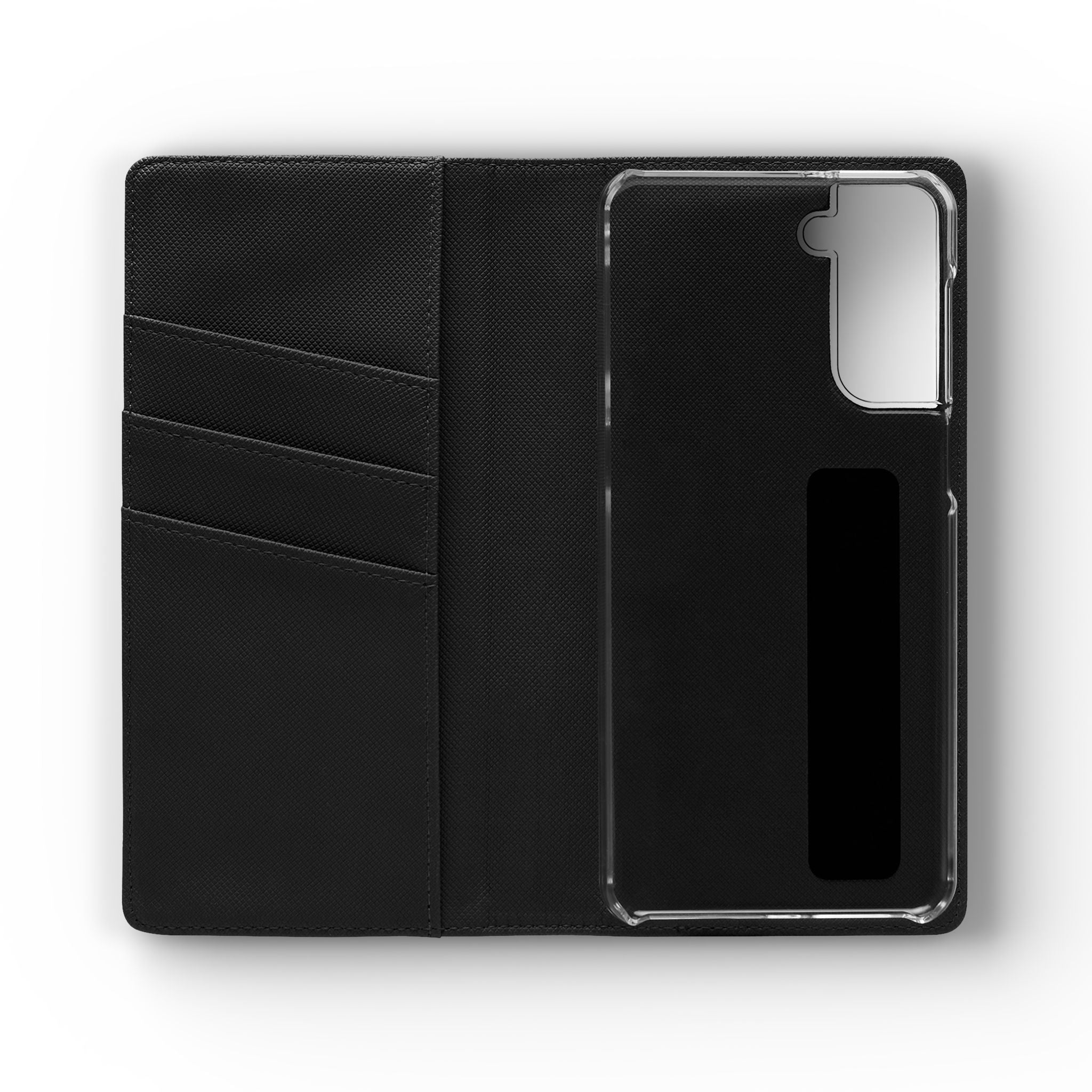 Blueberry Watercolor Pattern Flip Case | Phone Wallet, Card Slots