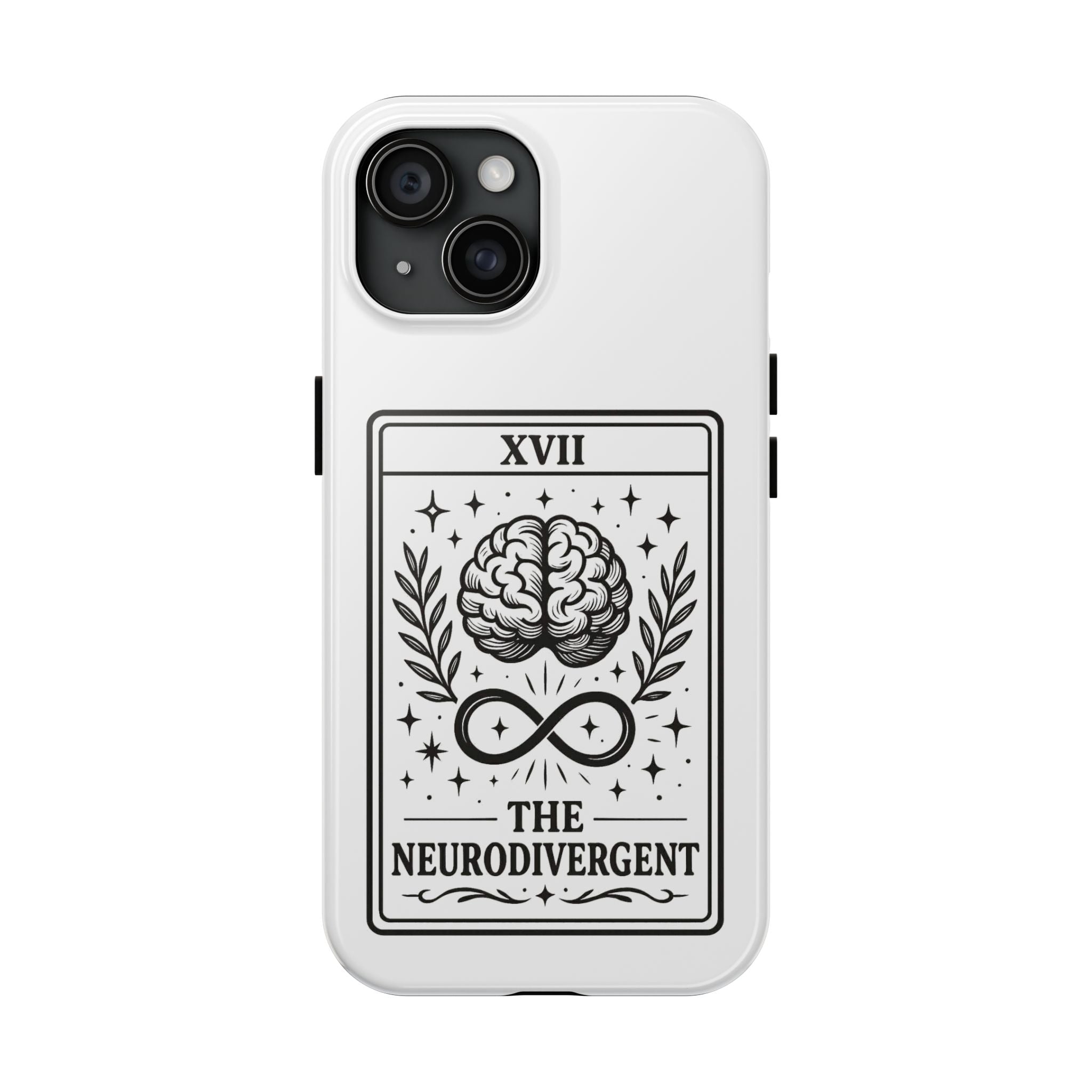 The Neurodivergent Tarot Brain phone case | iPhone Samsung tough case