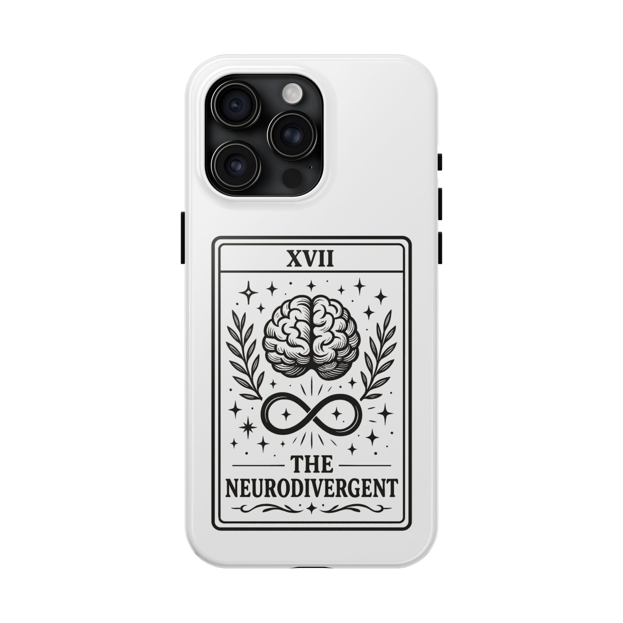 The Neurodivergent Tarot Brain phone case | iPhone Samsung tough case