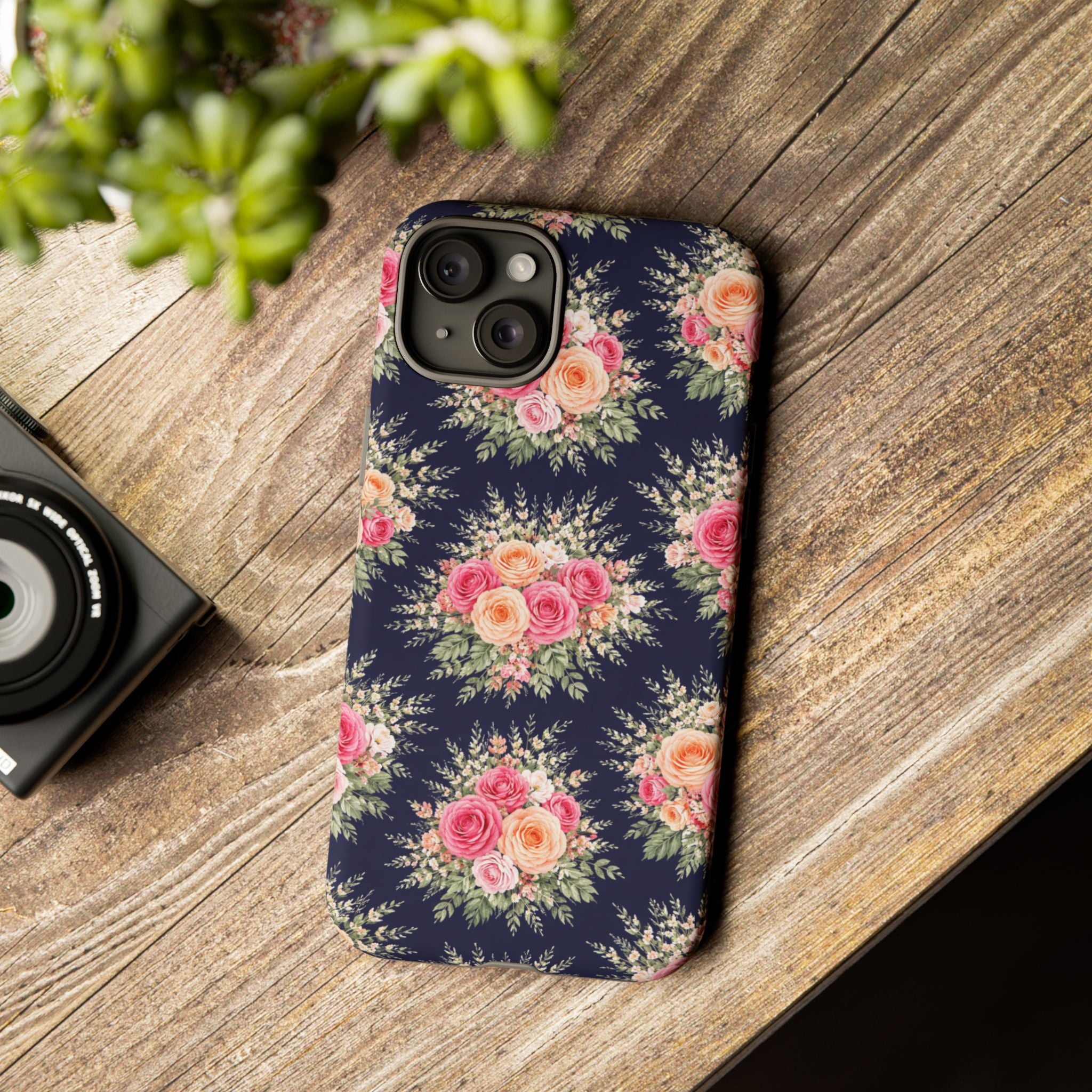 Vintage Rose Bouquet Phone Case | Floral iPhone Cover