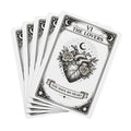 Tarot Lovers Playing Cards Poker Deck | The Lovers Card Ace Spade Design