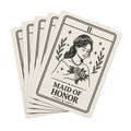 Maid of Honor Playing Cards, Poker Deck | Bridal Party Wedding Keepsake