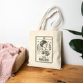 Tarot The Bride Tote Bag | Bridal Tarot Illustration, Wedding Bride Design
