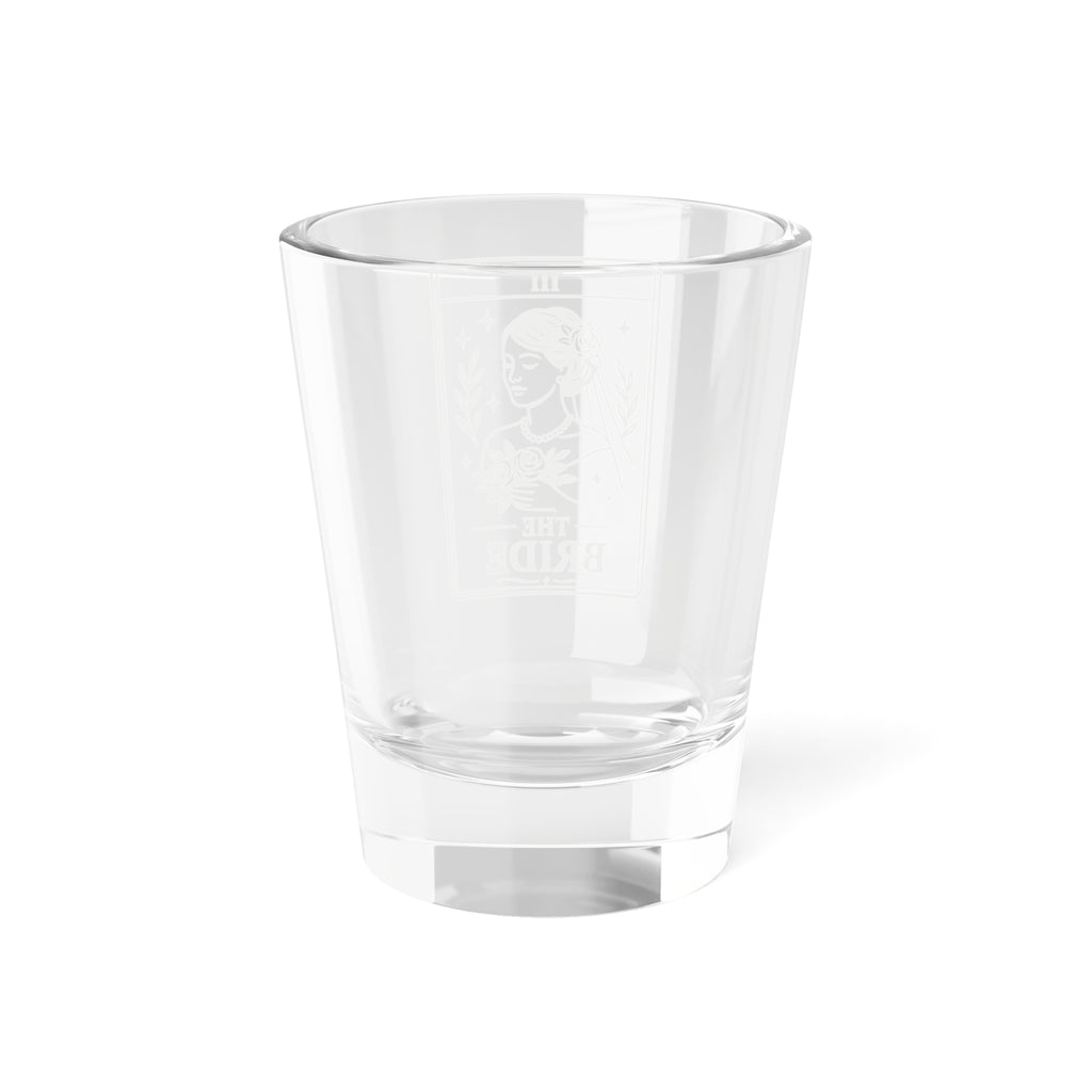 Tarot The Bride Shot Glass | 1.5oz Bridal Tarot Illustration