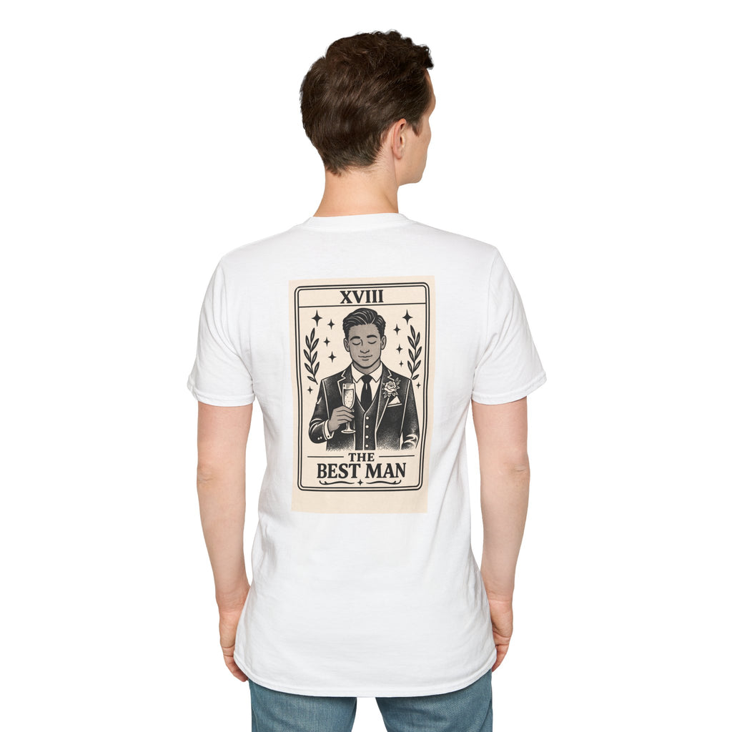 The Best Man Tarot Card T-Shirt | Groomsmen Wedding Party Tee