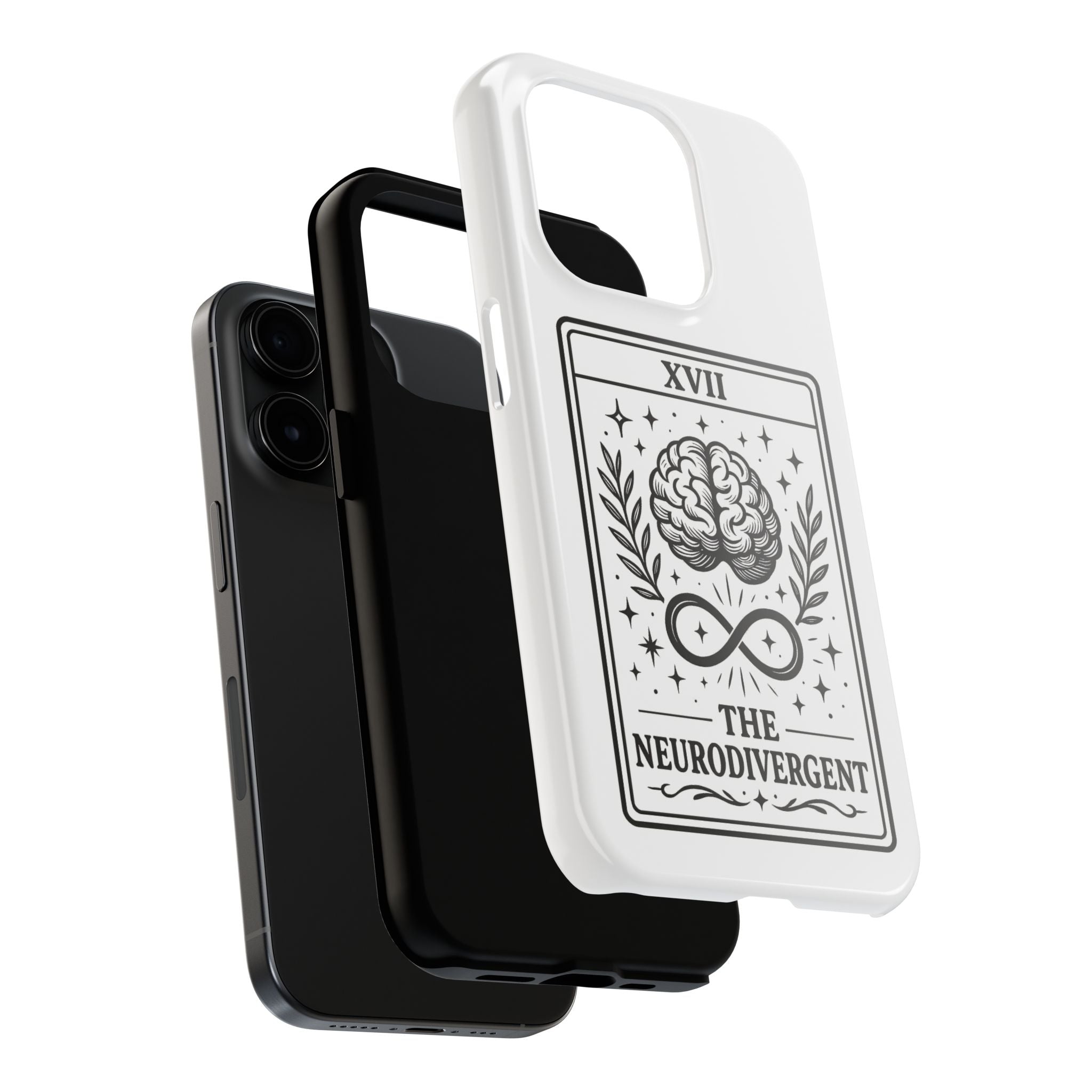 The Neurodivergent Tarot Brain phone case | iPhone Samsung tough case