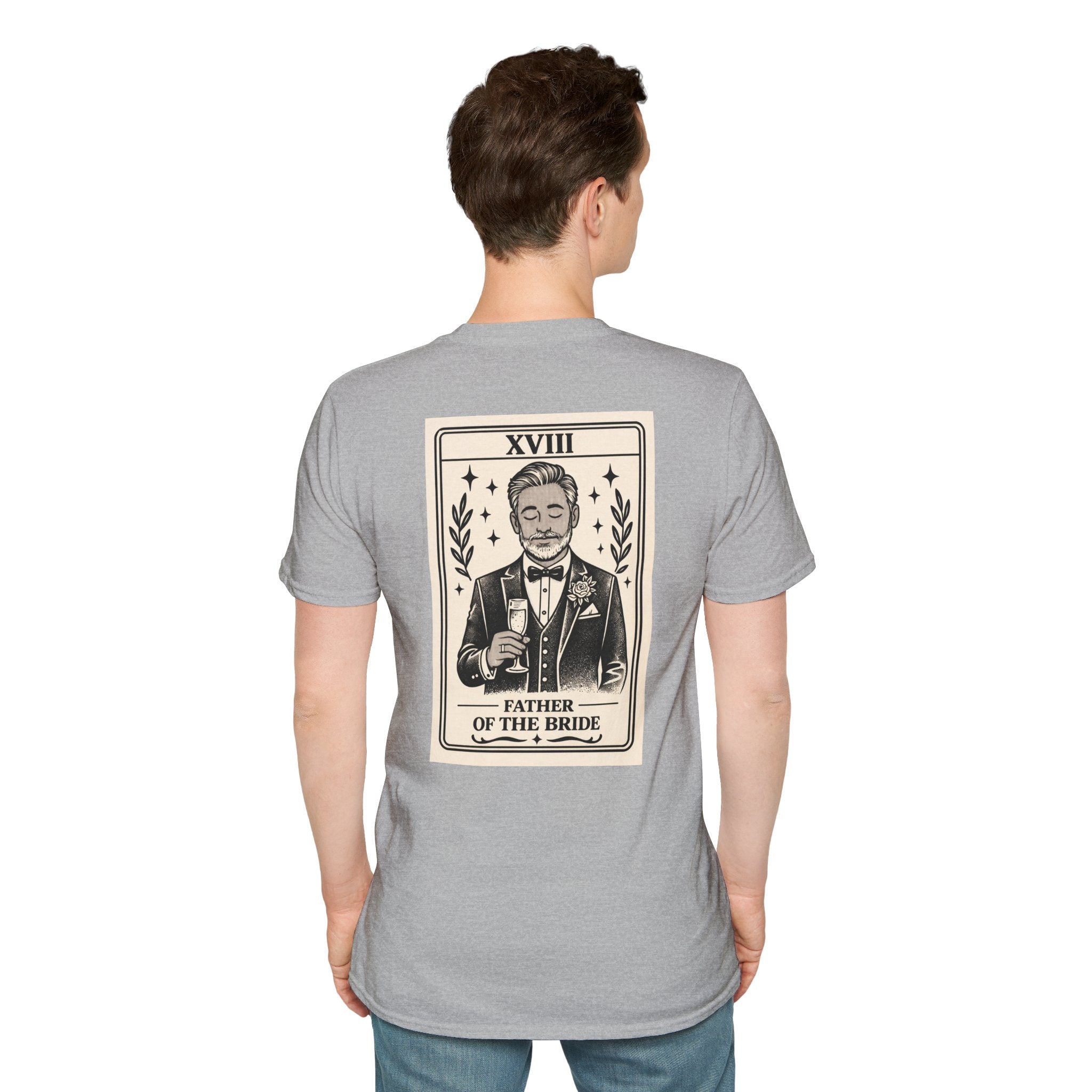 Father of the Bride Tarot Card T-Shirt | Wedding Party Tee