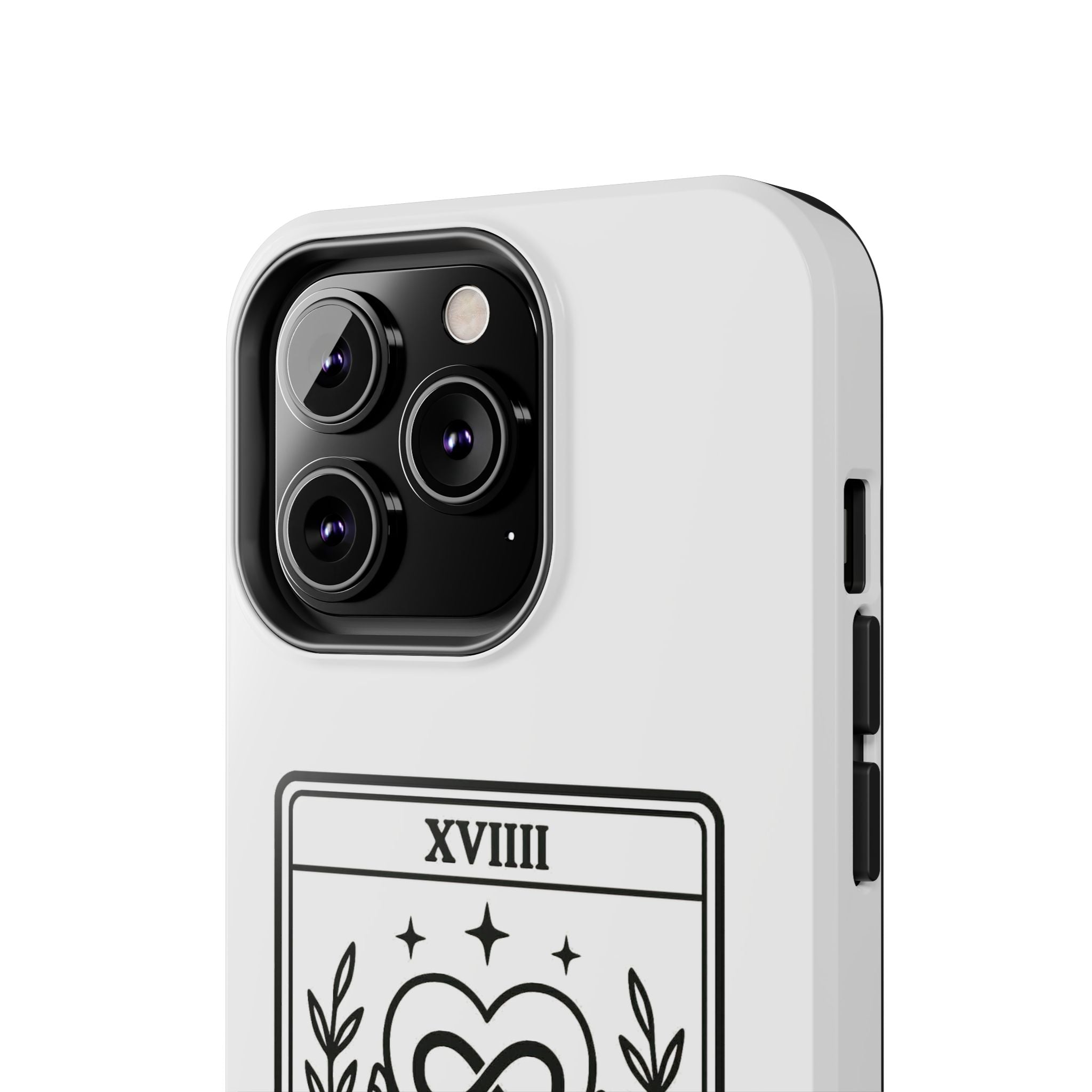 The Advocate tarot card Phone Case | infinity heart hands design