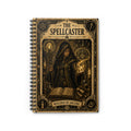 Spellcaster Wizard Illustration Spiral Notebook | Ruled Lined Journal