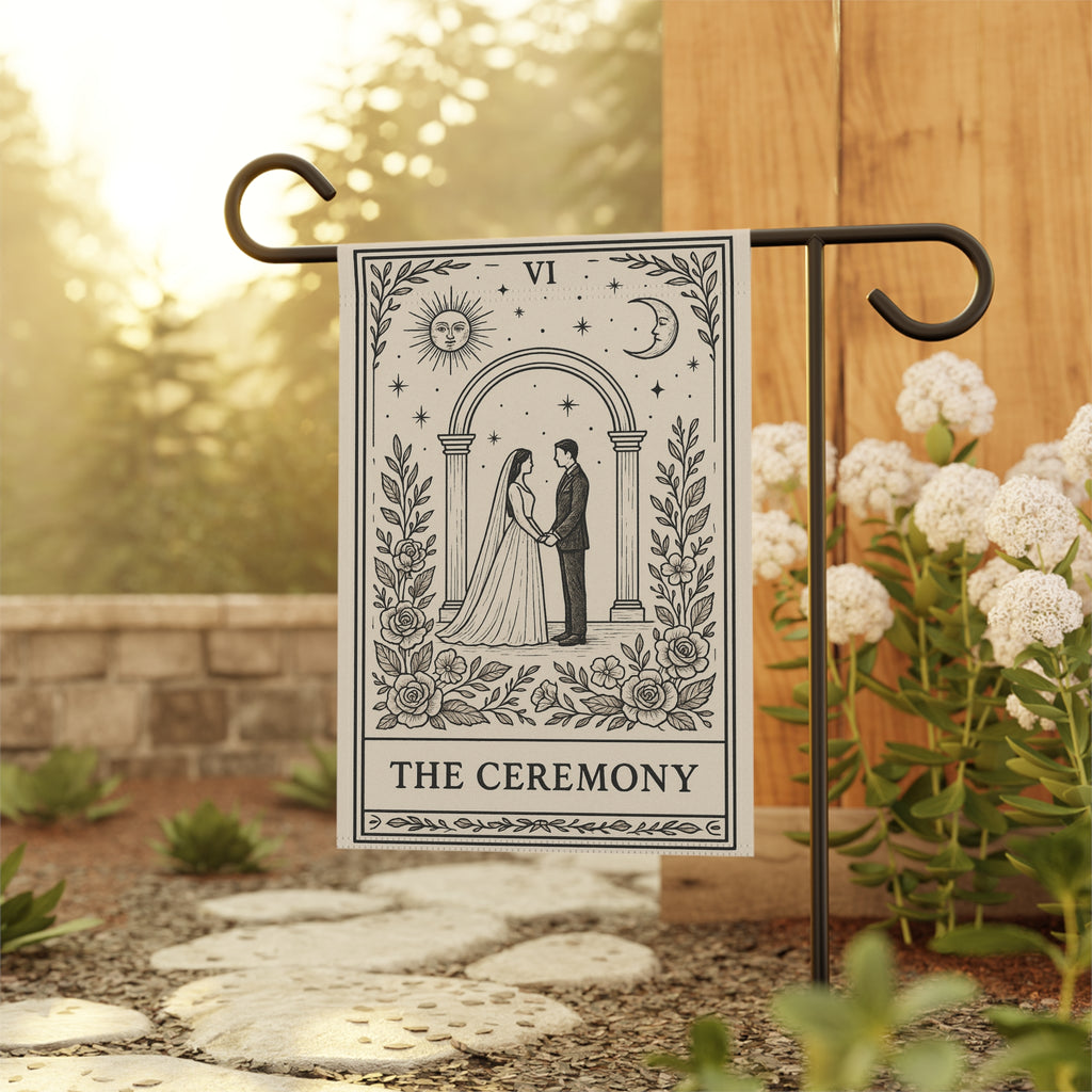 Tarot Style 'The Ceremony' Garden Flag | House Banner