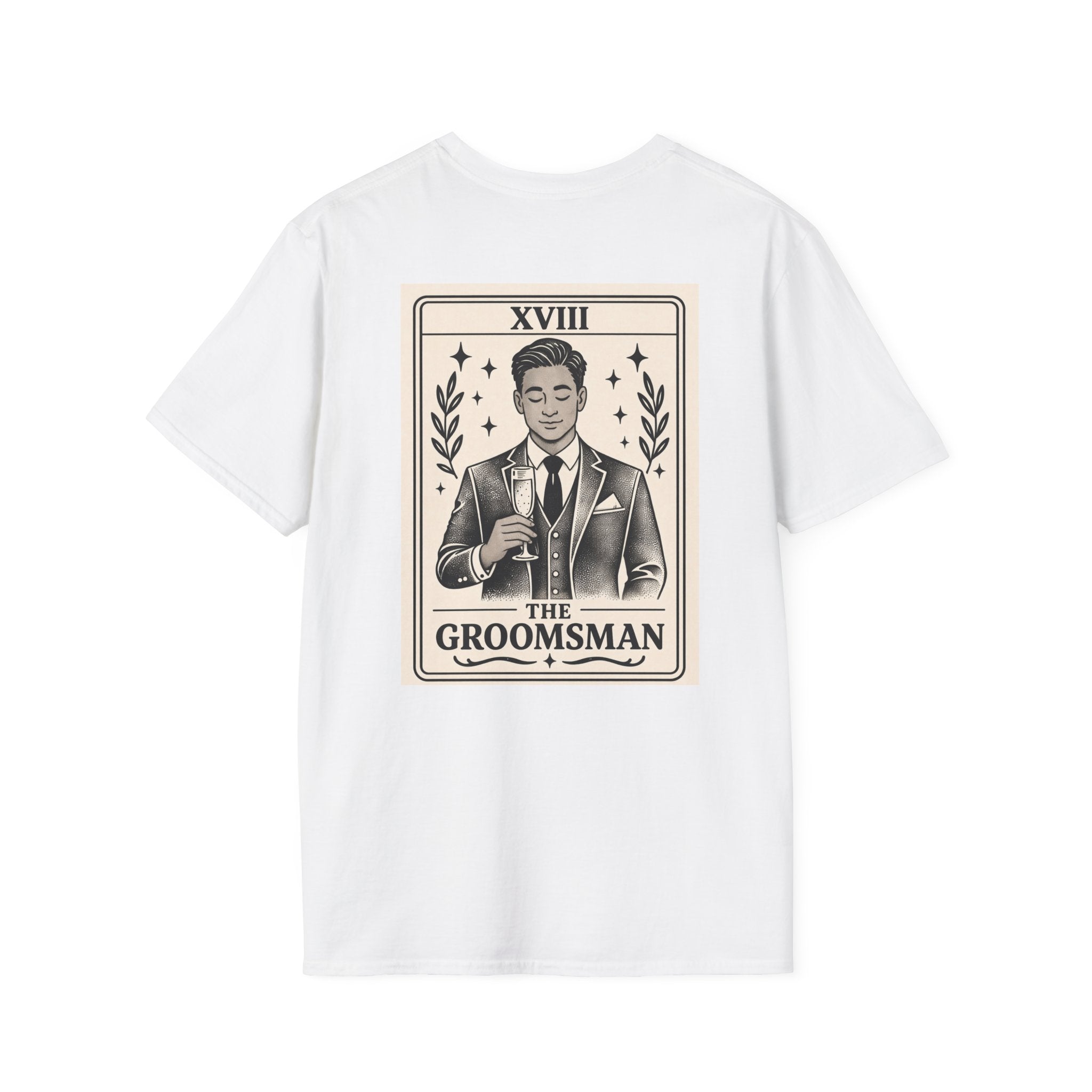 The Groomsman T-Shirt | Tarot Card Groom Illustration