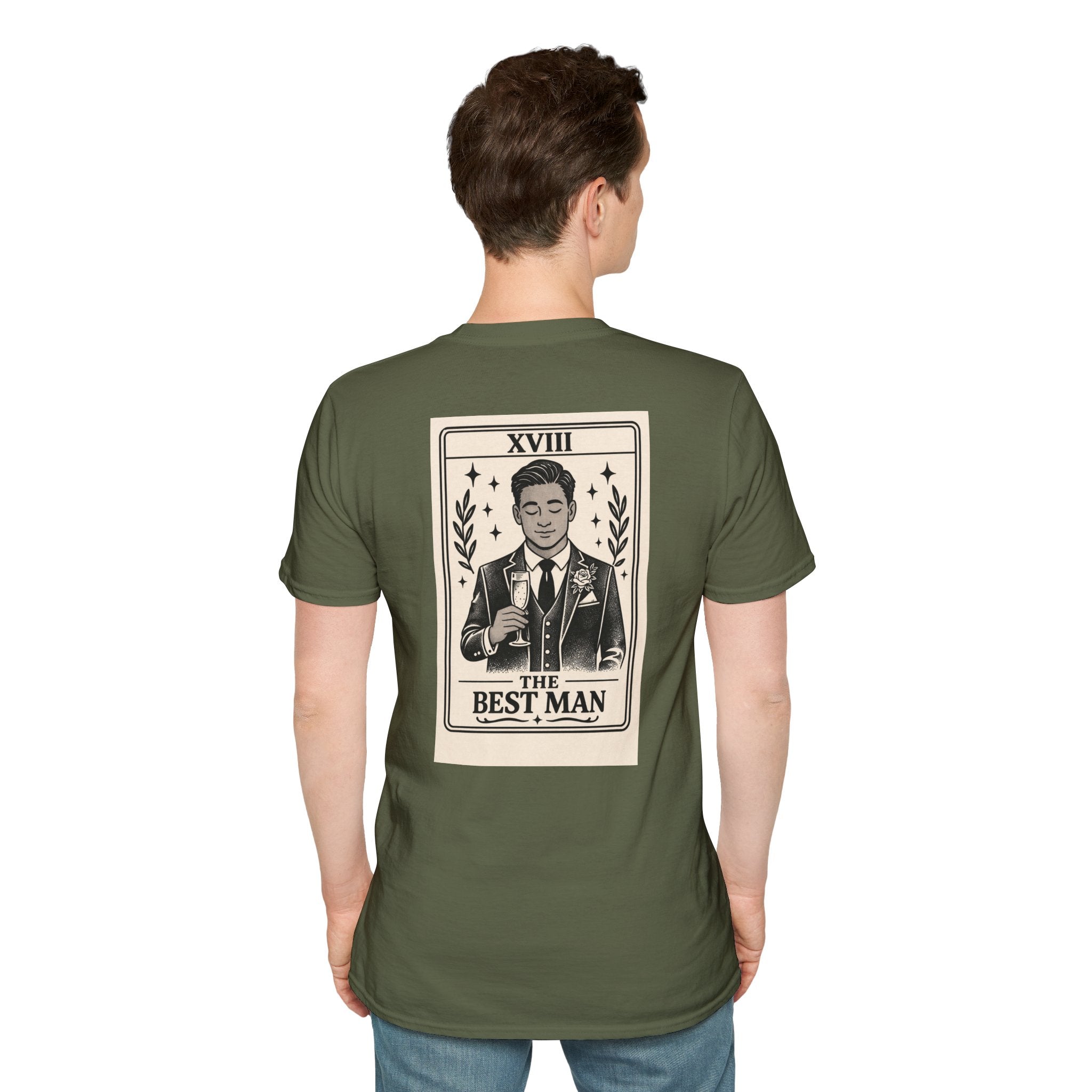 The Best Man Tarot Card T-Shirt | Groomsmen Wedding Party Tee