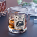Father of the Bride Tarot Card Rocks Glass | 10oz Whiskey Tumbler