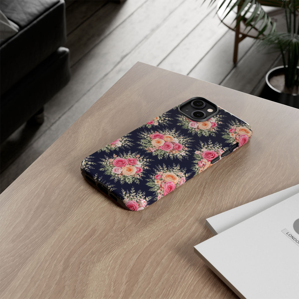 Vintage Rose Bouquet Phone Case | Floral iPhone Cover