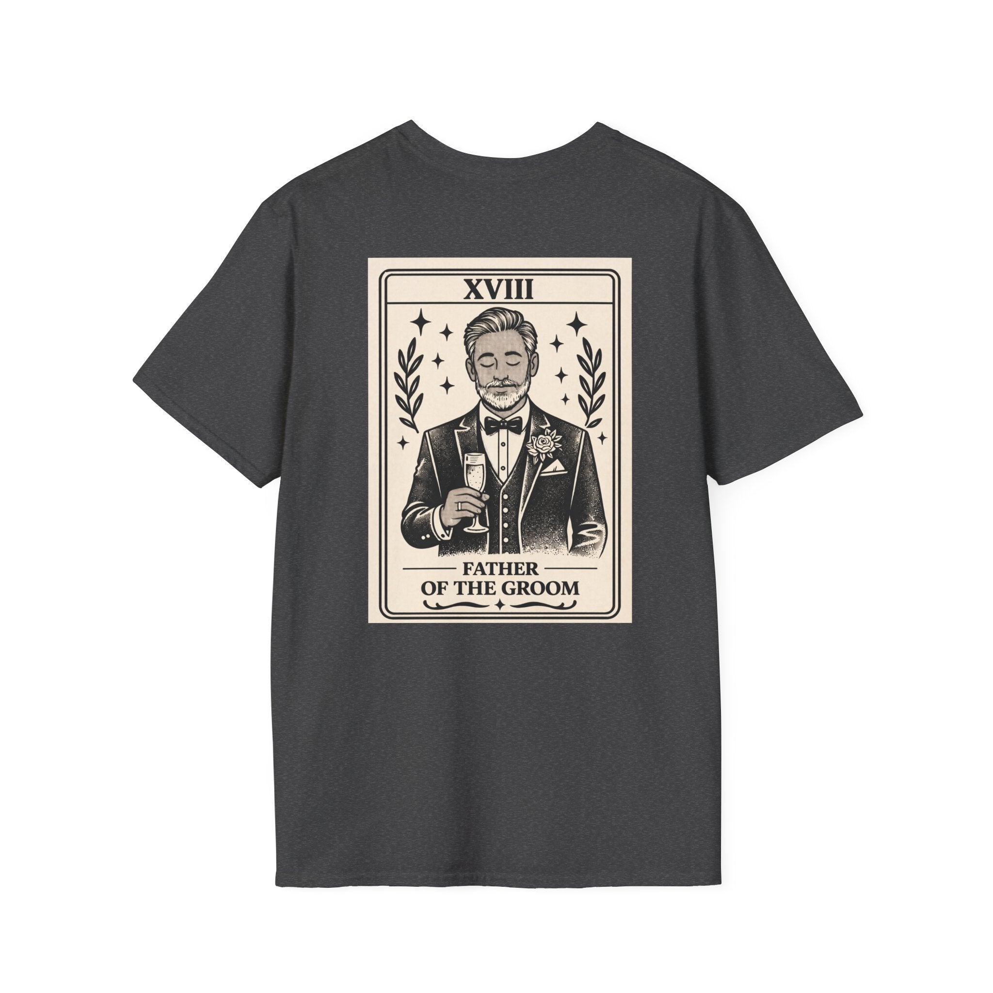 Father of the Groom T-Shirt | Tarot Card Illustration, Wedding Party Shirt