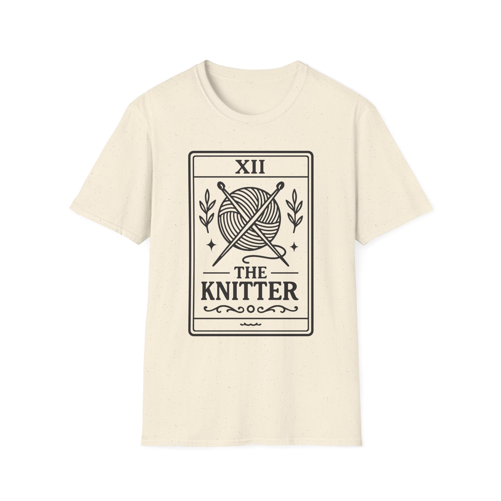 Knitter Shirt Tarot Card, Knitting Gift, Yarn Lover Shirt, Knitting Lover Tee, Knit Gift Idea, Craft Shirt, Knitter Aesthetic