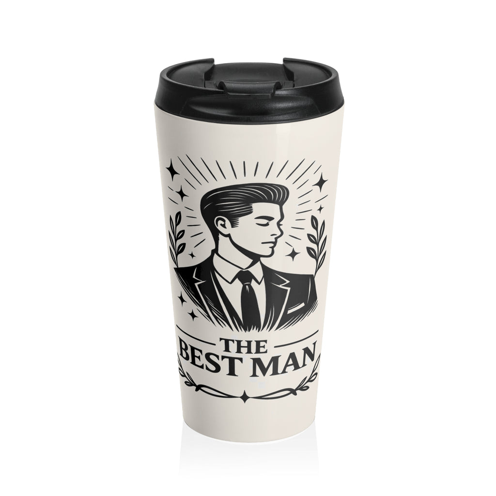 The Best Man Stainless Steel Travel Mug | Groomsmen Wedding Party