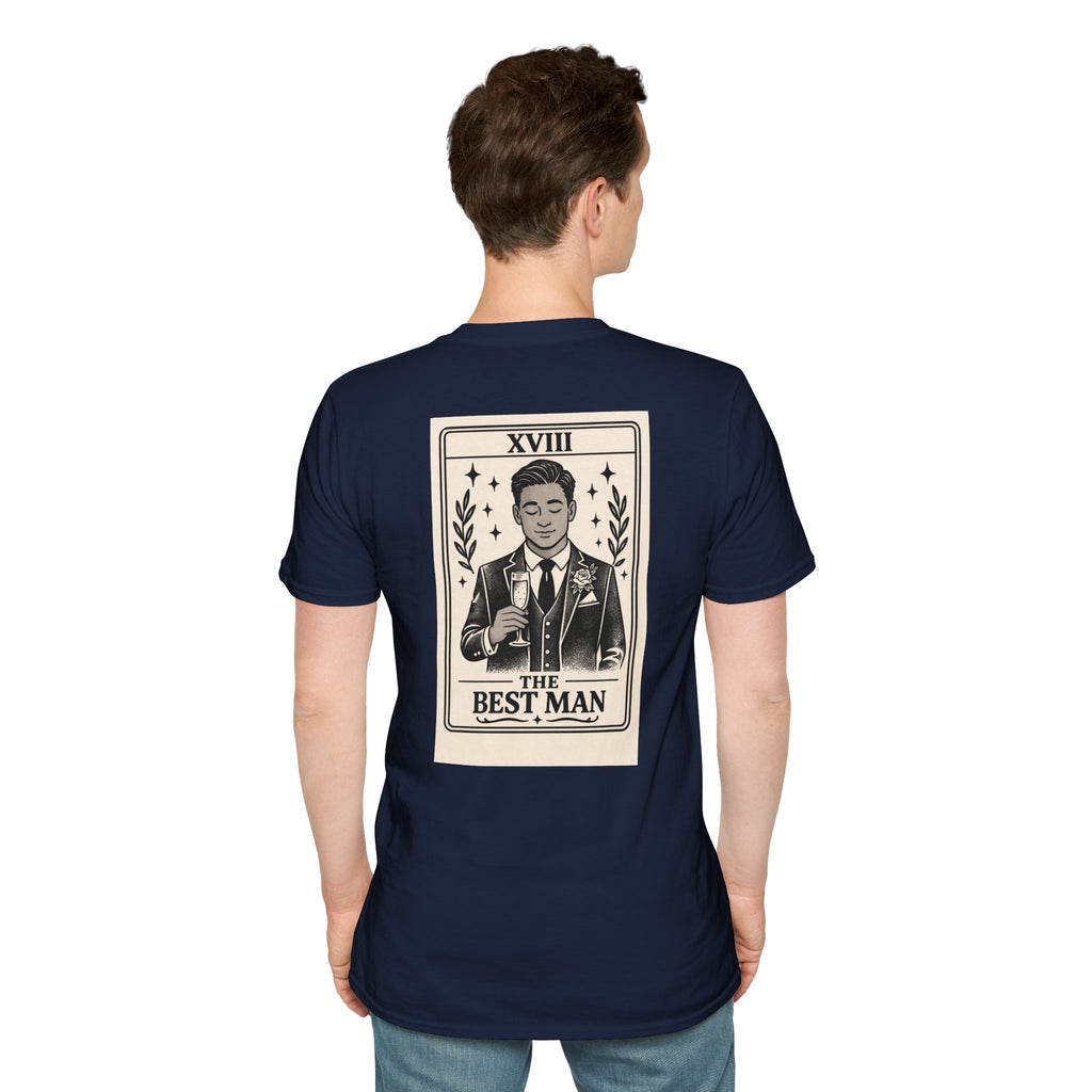 The Best Man Tarot Card T-Shirt | Groomsmen Wedding Party Tee
