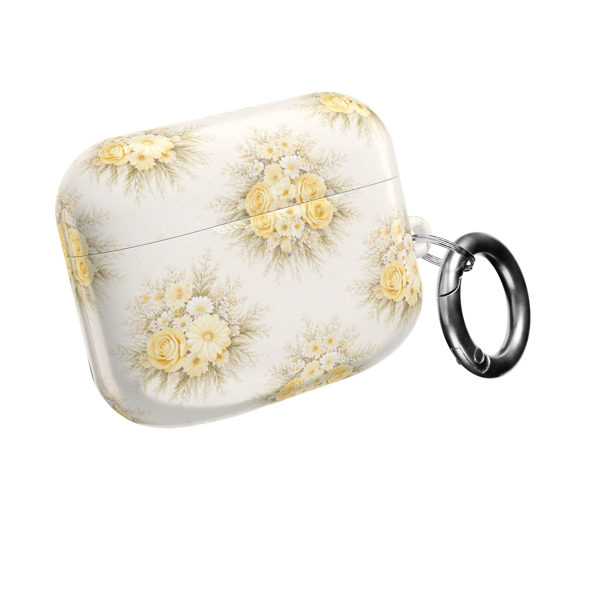 Yellow Rose Bouquet AirPod Case | Vintage Floral Pattern