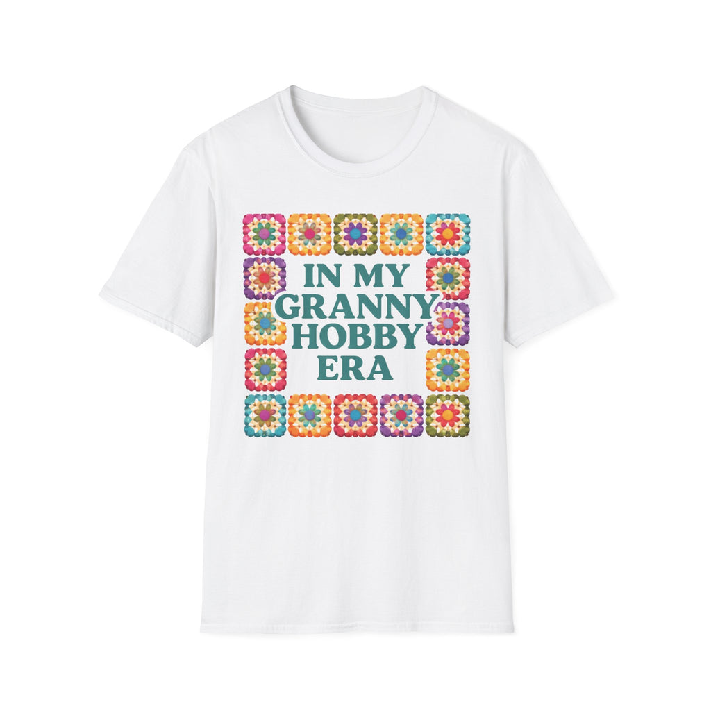 In My Granny Hobby Era Shirt, Crochet Shirt Funny, Yarn Lover Gift, Knitting Crochet Tee, Craft Humor Shirt, Crochet Aesthetic