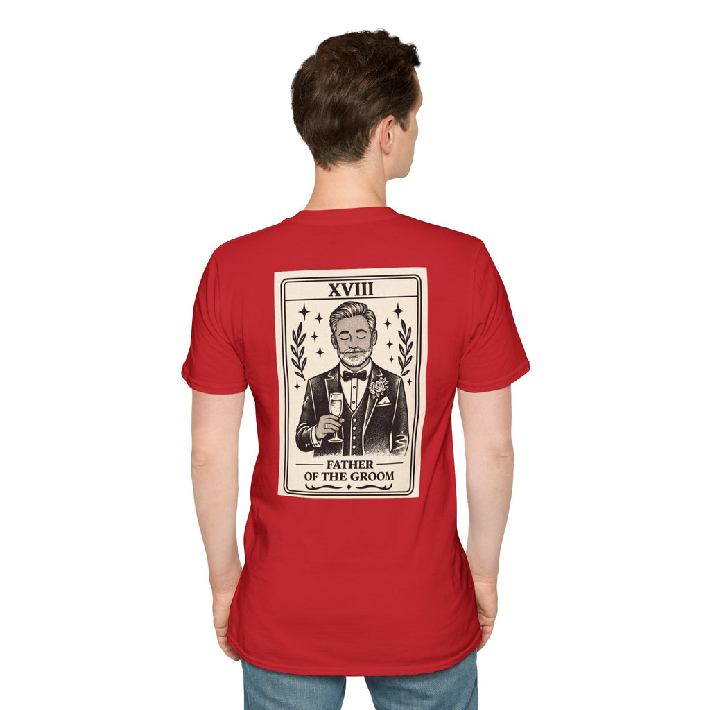Father of the Groom T-Shirt | Tarot Card Illustration, Wedding Party Shirt