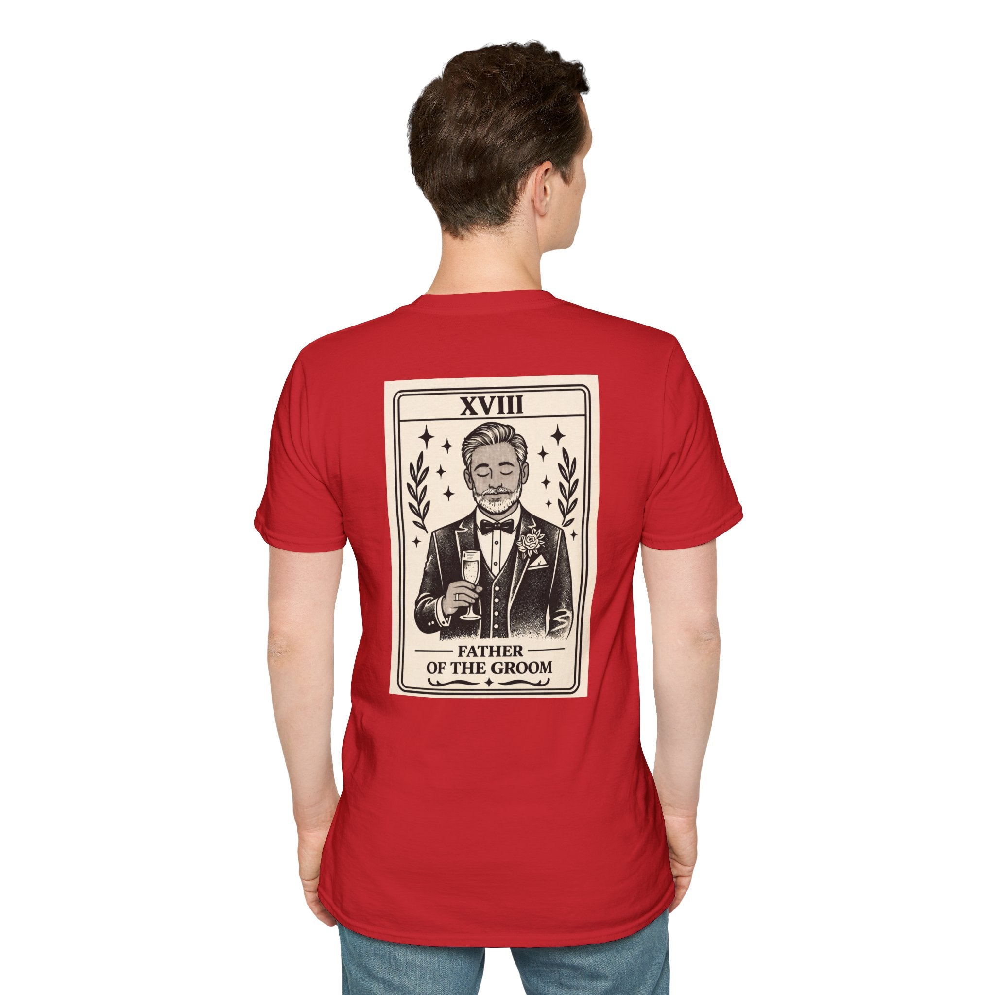 Father of the Groom T-Shirt | Tarot Card Illustration, Wedding Party Shirt