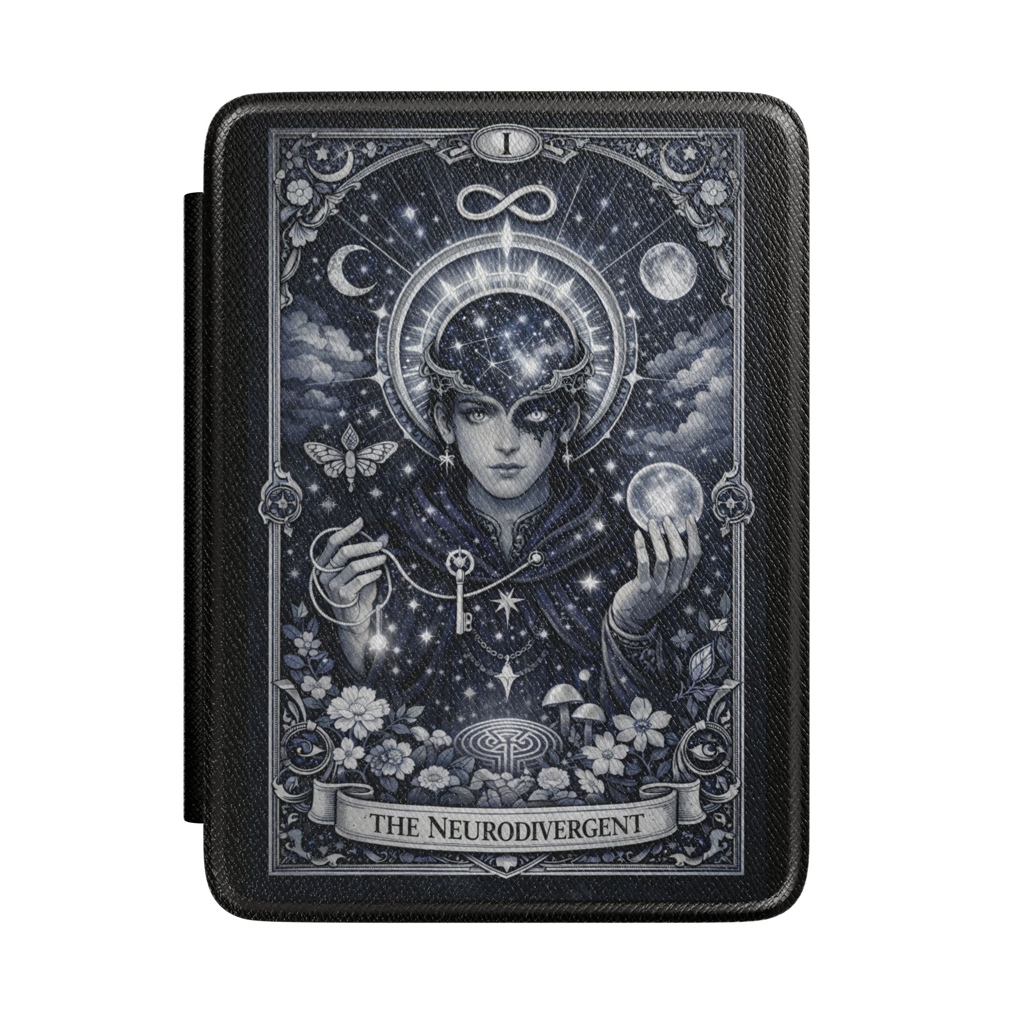 The Neurodivergent Tarot Art Kindle Case | Mystical Celestial Design