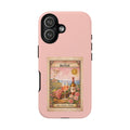 Rose Wine Phone Case - Rose Aesthetic Phone Case - Wine Lover Gift - Cute Wine Phone Case - Floral Phone Case - Gift for Her