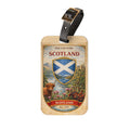 Scotland Crest Luggage Tag | Saltire Shield Travel ID