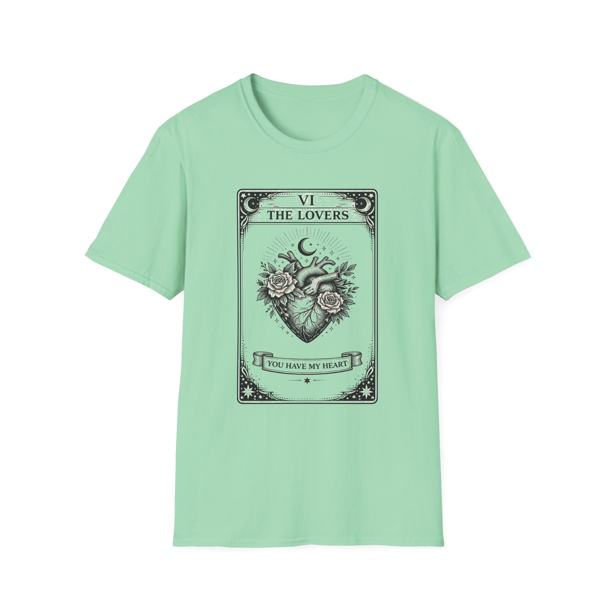 The Lovers Tarot Shirt You Have My Heart T Shirt Romantic Gift Vintage Tarot Graphic Tee