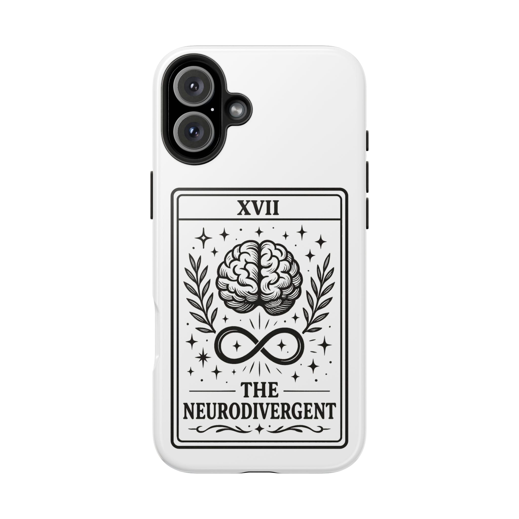 The Neurodivergent Tarot Brain phone case | iPhone Samsung tough case