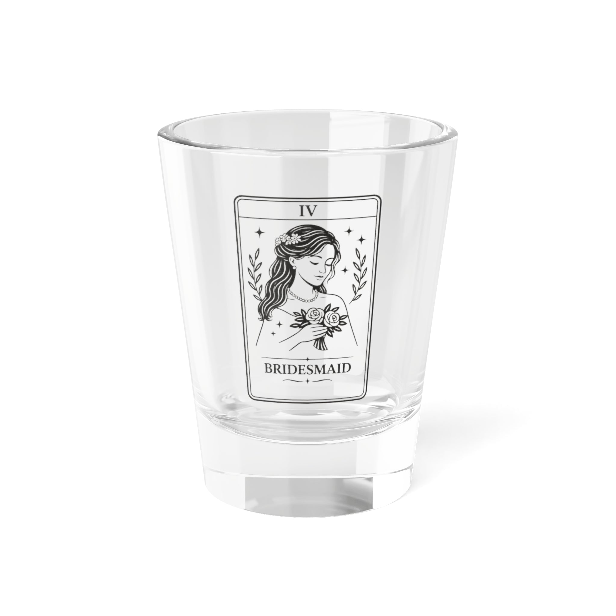 Bridesmaid Tarot Card Shot Glass | 1.5oz