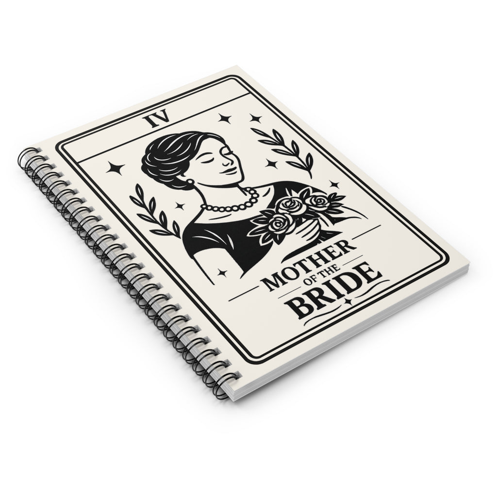 Mother of the Bride Spiral Notebook | Tarot Card Style Ruled Journal