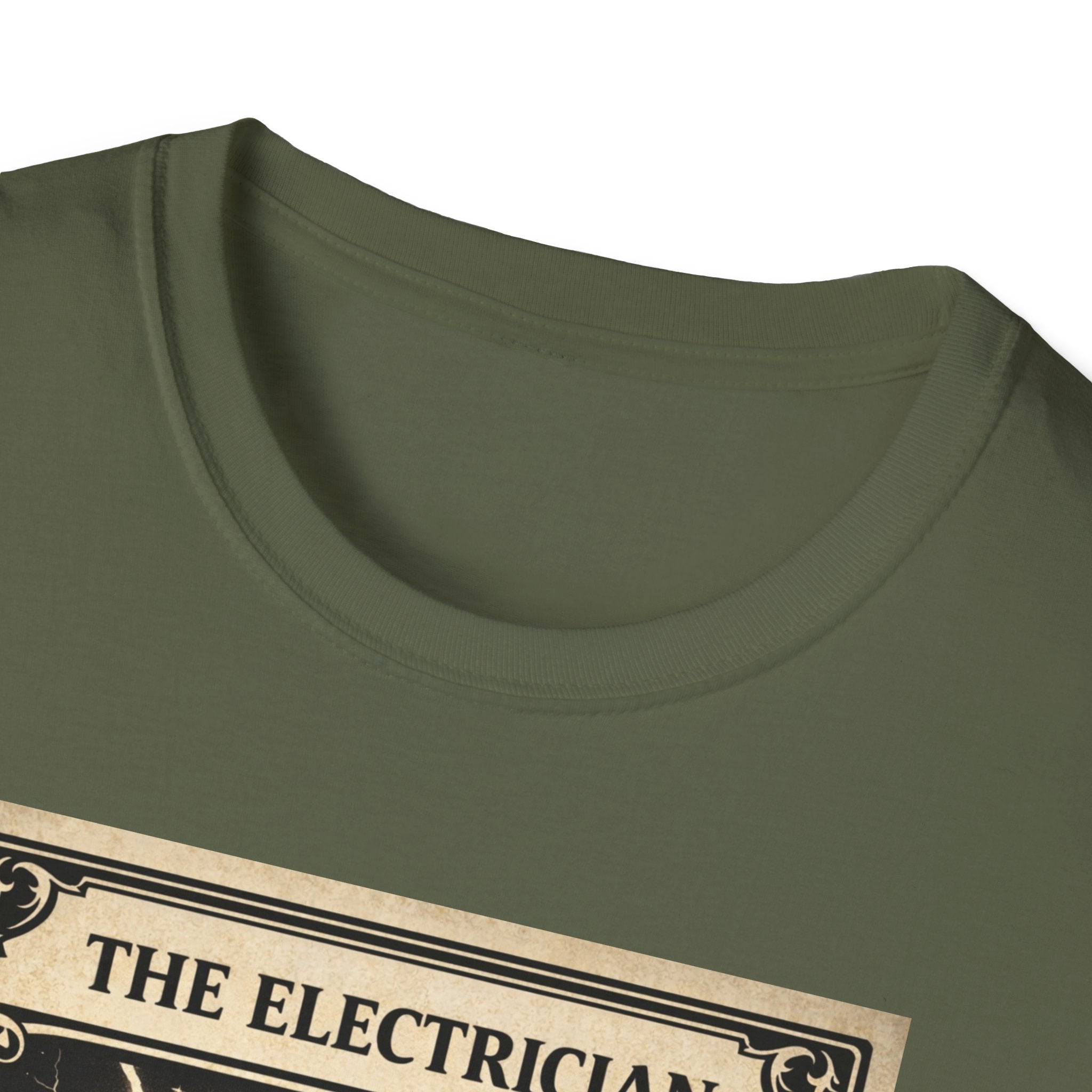 Electrician Shirt Tarot Card, Lineman Electrician Gift, Electrician Tee, Blue Collar Shirt, Electrician Gift Idea, Trade Worker Shirt