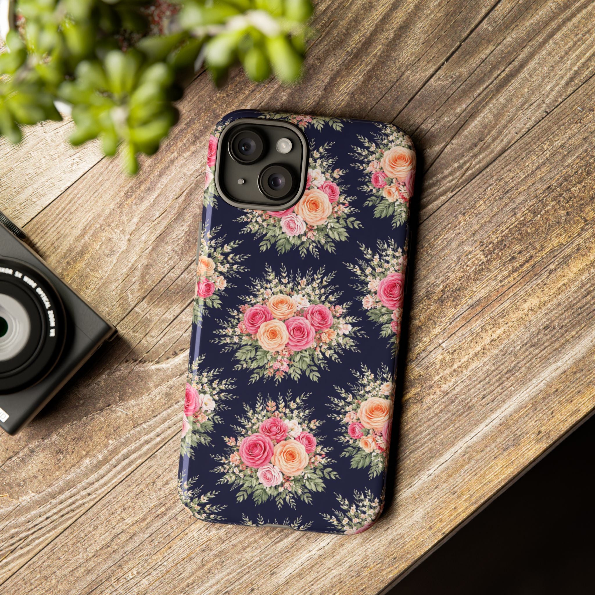 Vintage Rose Bouquet Phone Case | Floral iPhone Cover