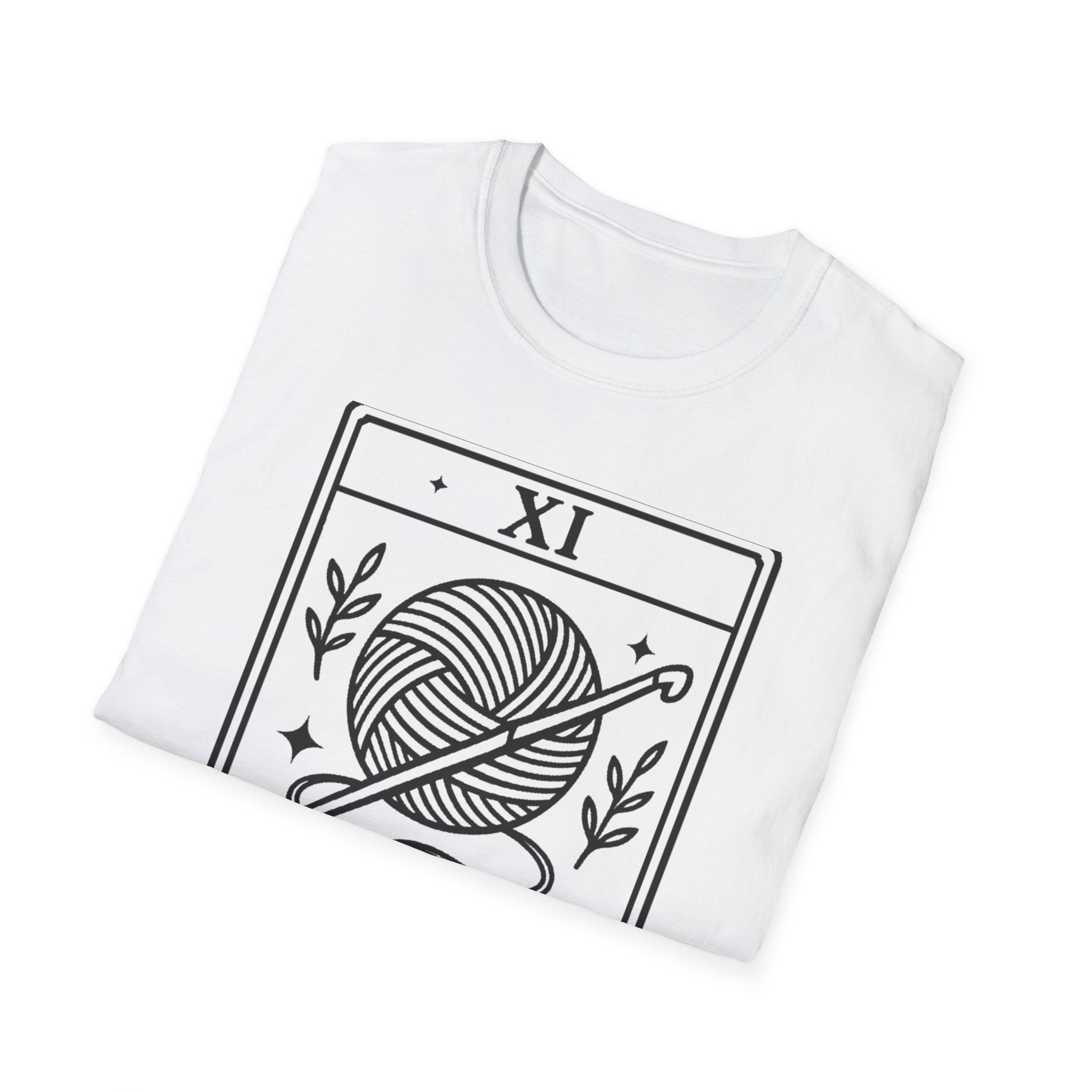 The Crocheter T-Shirt | Yarn Ball & Hook Illustration, Crochet Lover Tee