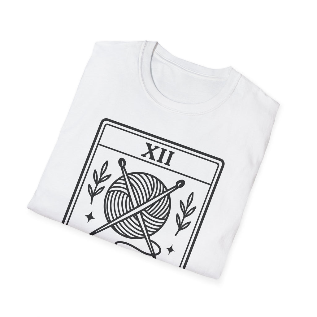 Knitter Shirt Tarot Card, Knitting Gift, Yarn Lover Shirt, Knitting Lover Tee, Knit Gift Idea, Craft Shirt, Knitter Aesthetic