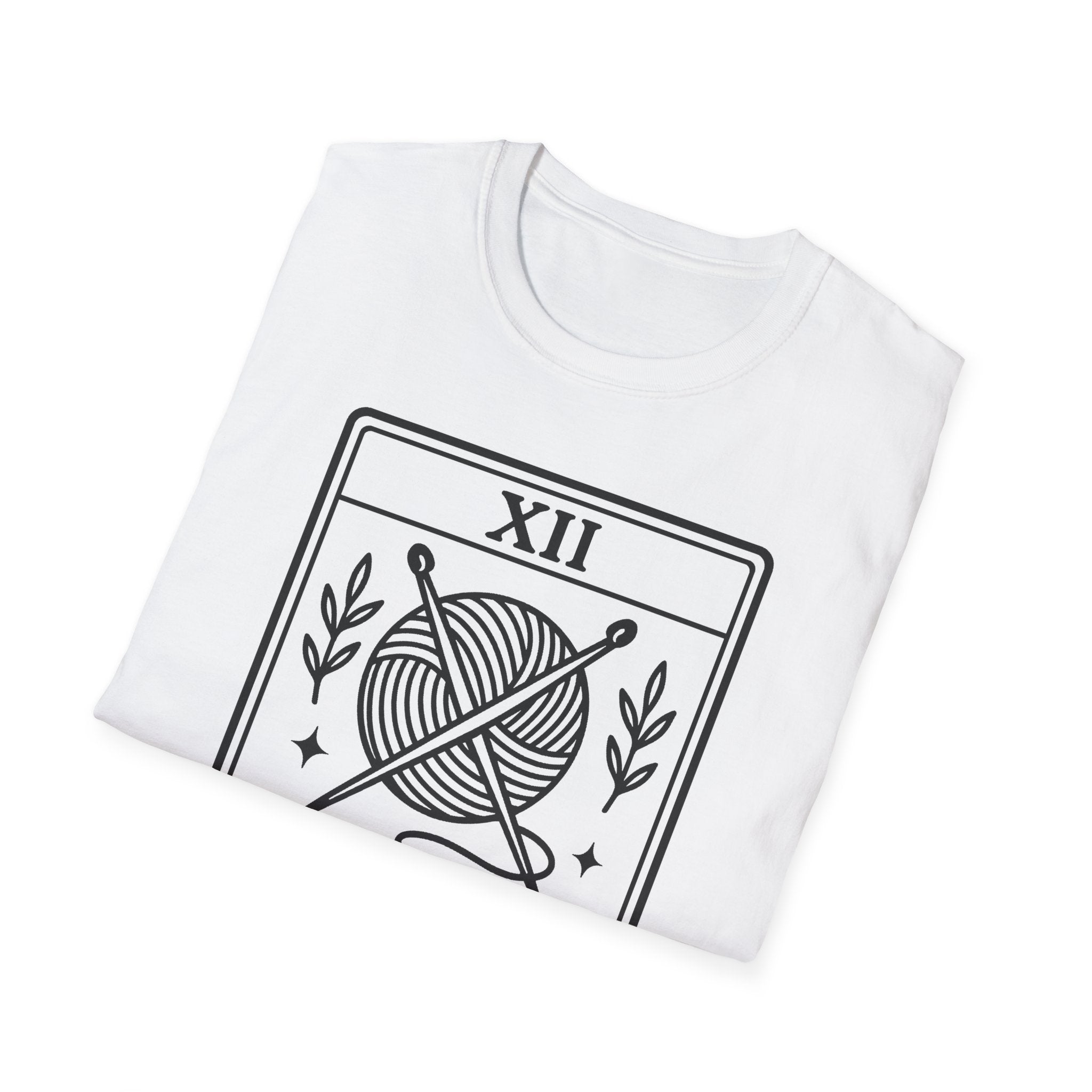 Knitter Shirt Tarot Card, Knitting Gift, Yarn Lover Shirt, Knitting Lover Tee, Knit Gift Idea, Craft Shirt, Knitter Aesthetic