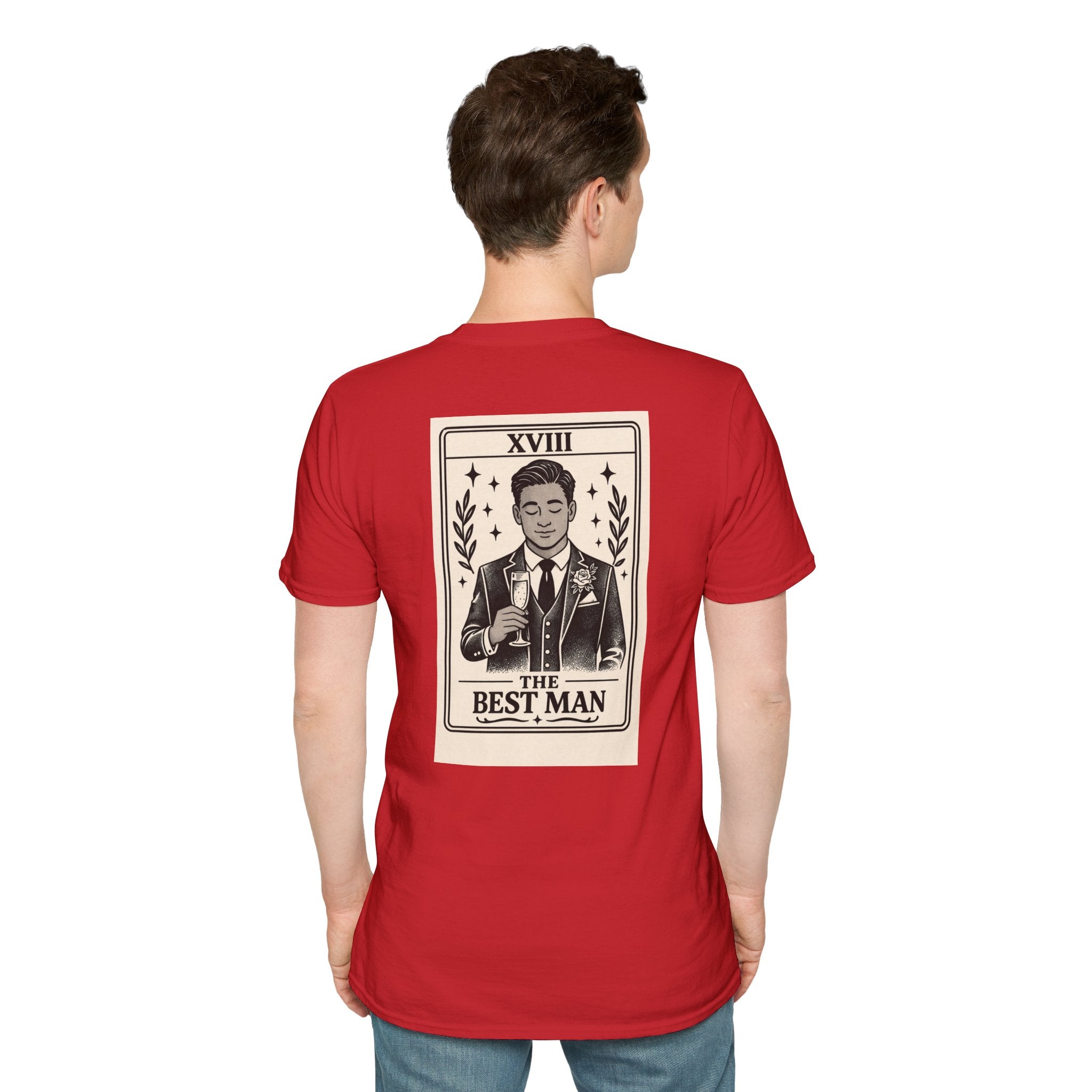 The Best Man Tarot Card T-Shirt | Groomsmen Wedding Party Tee