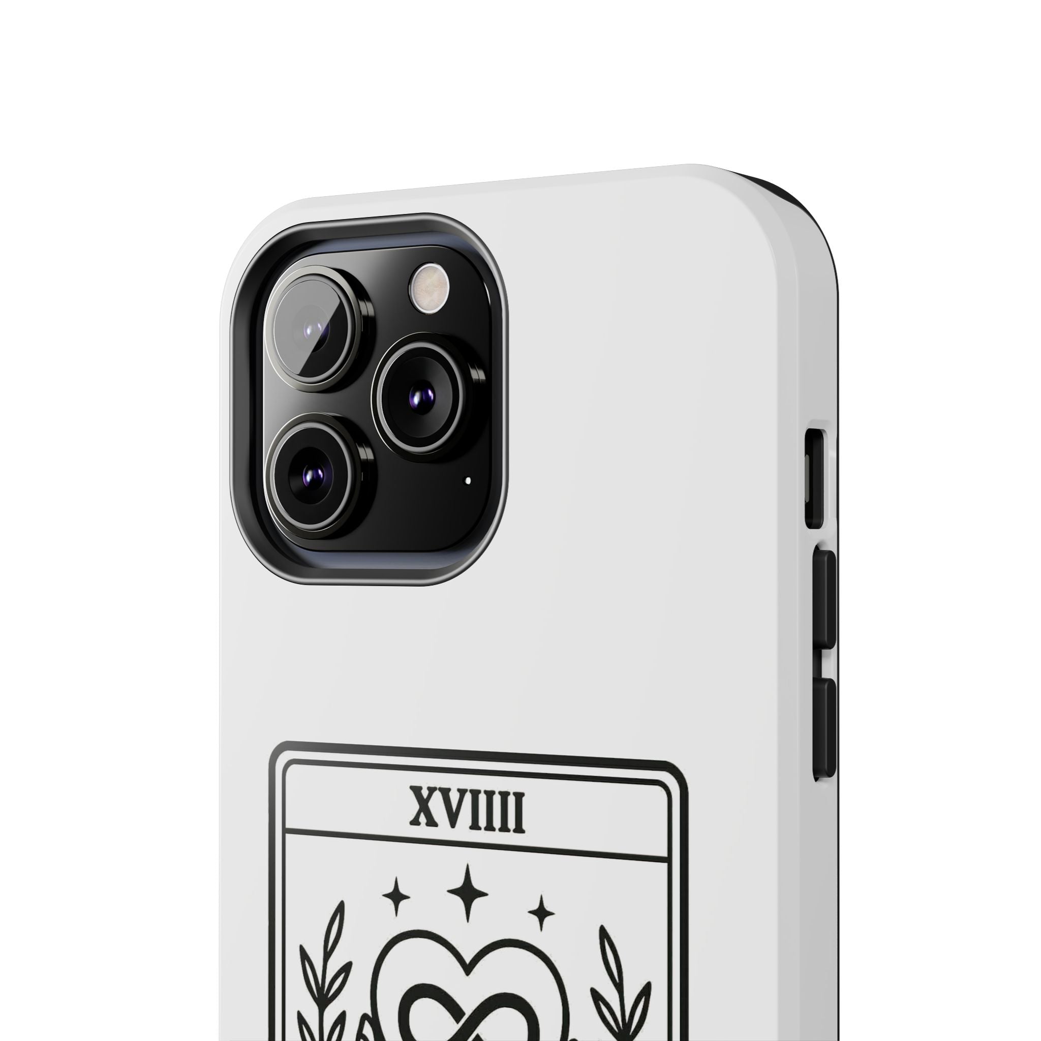 The Advocate tarot card Phone Case | infinity heart hands design