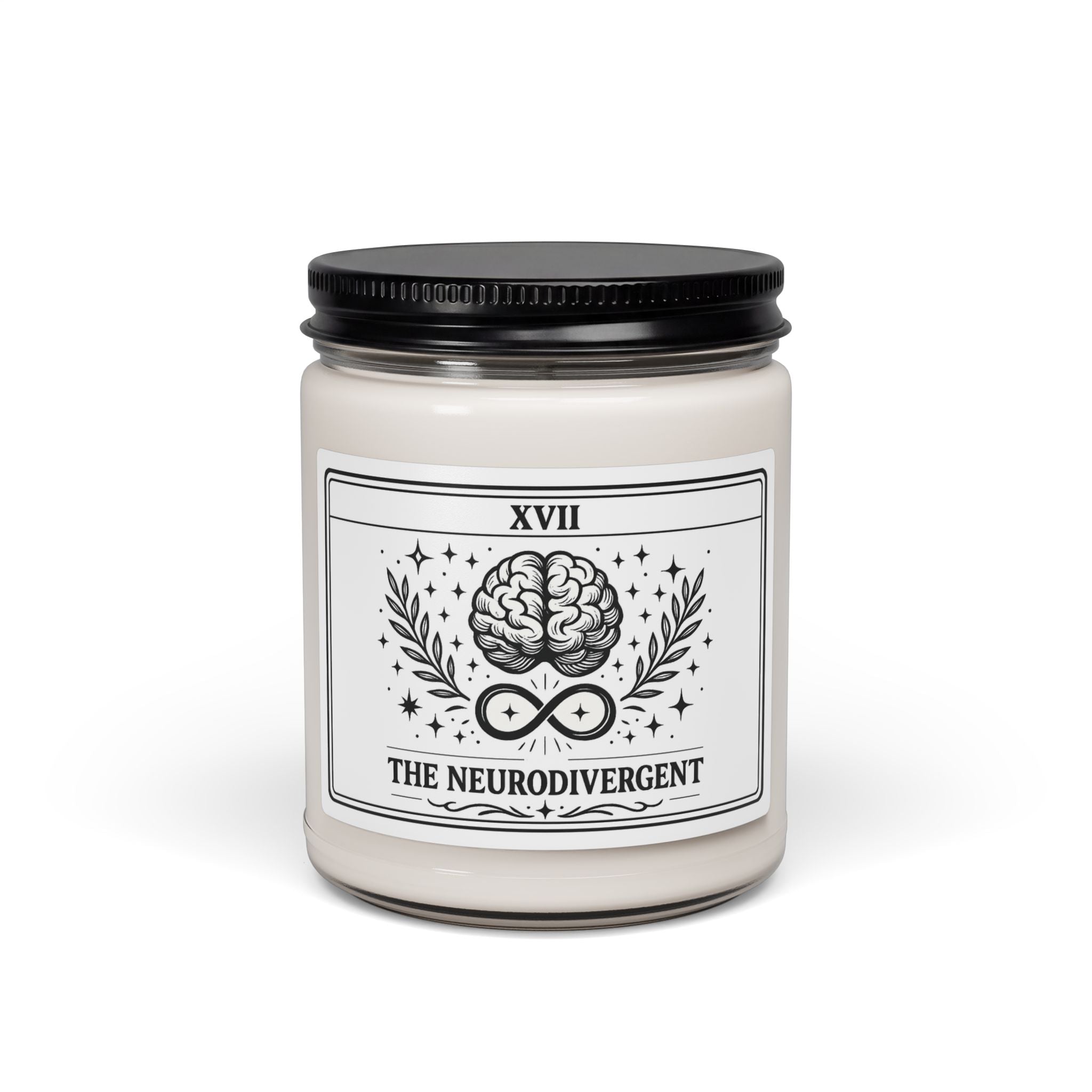 The Neurodivergent Brain Candle soy candle | 9oz scented jar