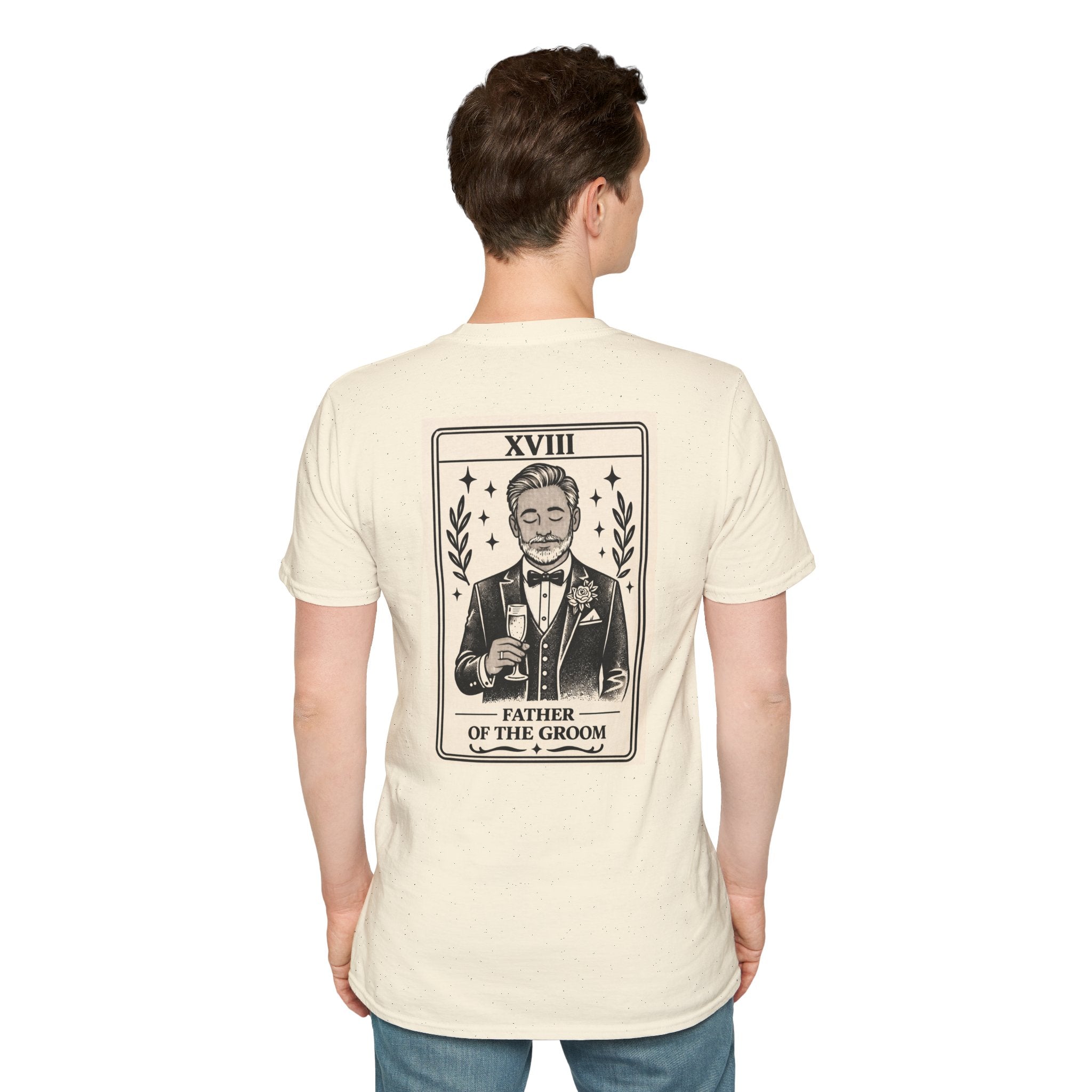 Father of the Groom T-Shirt | Tarot Card Illustration, Wedding Party Shirt