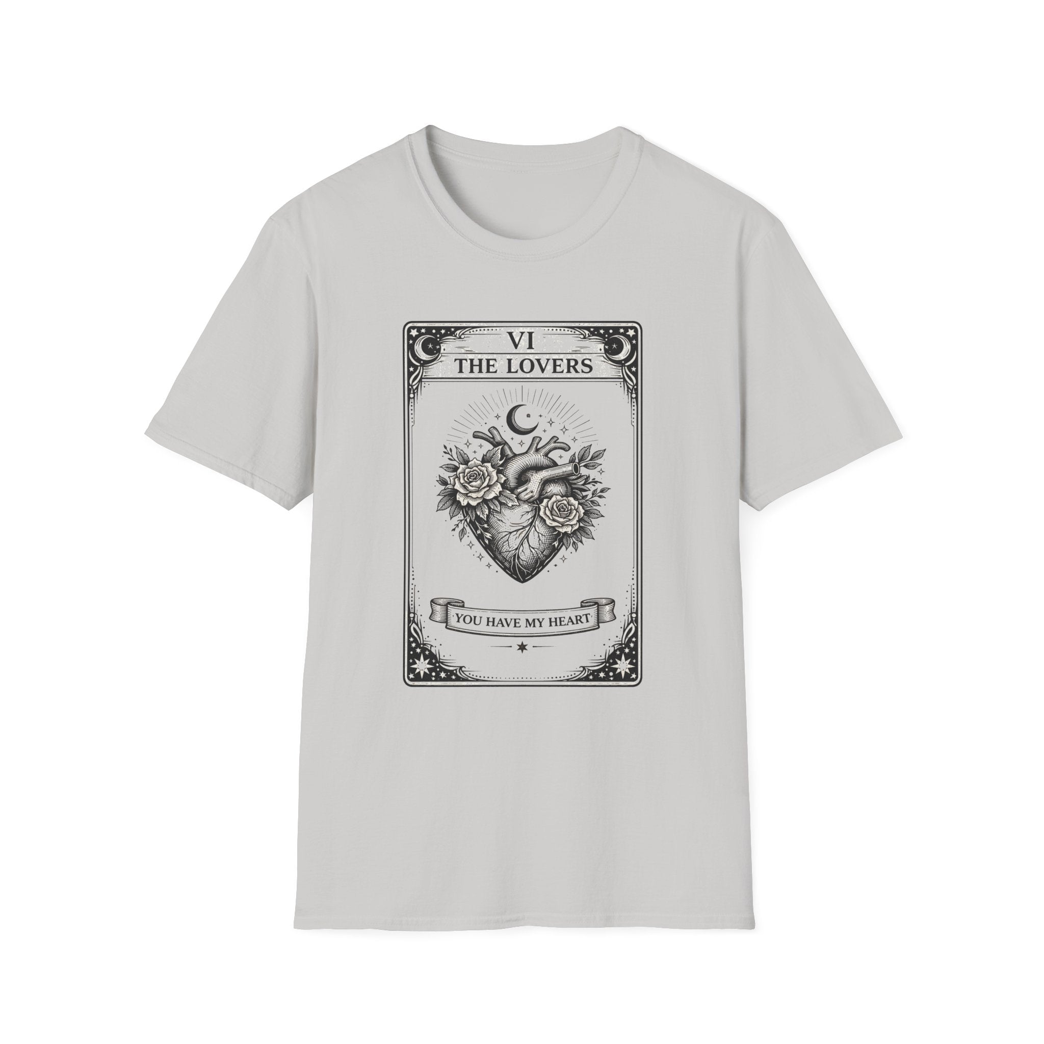 The Lovers Tarot Shirt You Have My Heart T Shirt Romantic Gift Vintage Tarot Graphic Tee