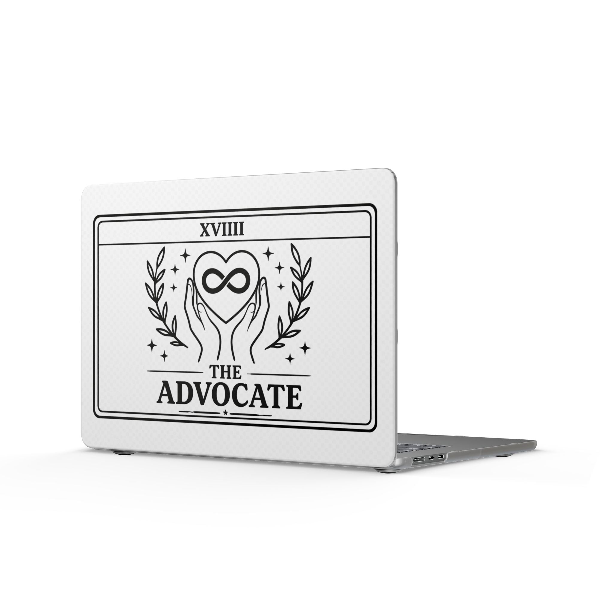 The Advocate Tarot Style Infinity Heart MacBook Case | Matte Laptop Case
