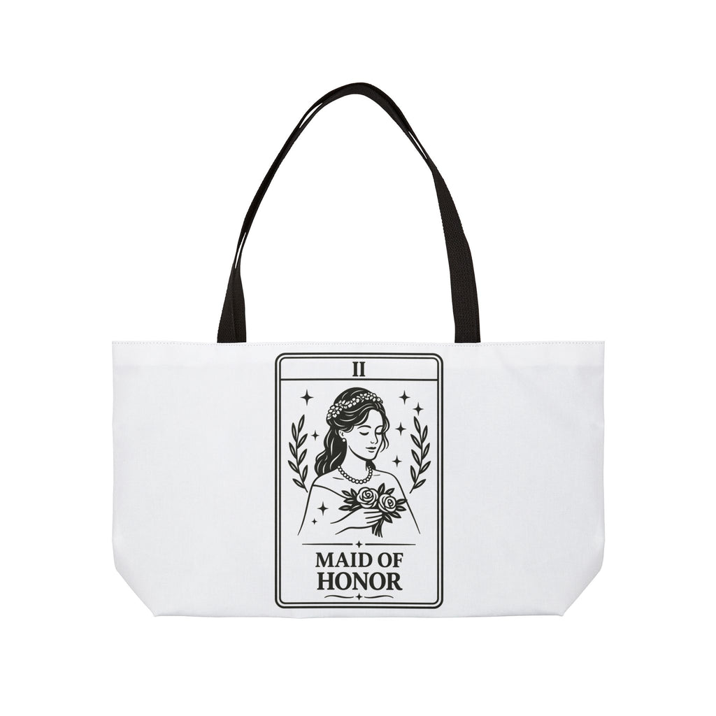 Maid of Honor Tarot Card Weekender Tote Bag | Bridal Party Beach Bag