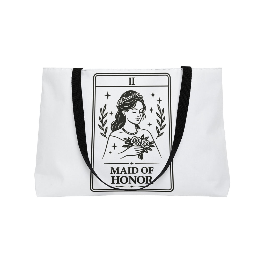 Maid of Honor Tarot Card Weekender Tote Bag | Bridal Party Beach Bag