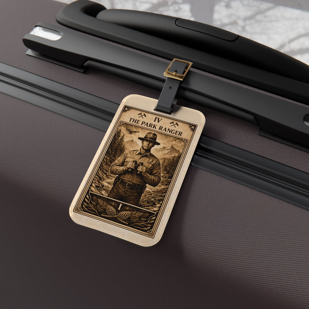 The Park Ranger Luggage Tag | Vintage National Park Illustration